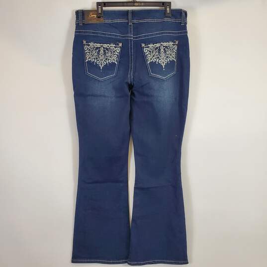 Copper Flash Women Blue Bootcut Jeans Sz 16 NWT image number 2