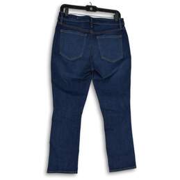 Womens Blue Medium Wash Stretch Pockets Denim Skinny Leg Jeans Size 27 alternative image