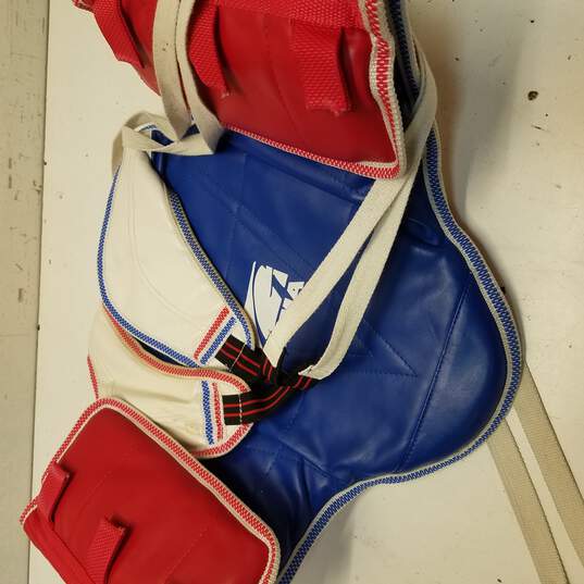 Assorted Martial Arts Sparring Gear with Stars & Stripes Duffle Bag image number 5
