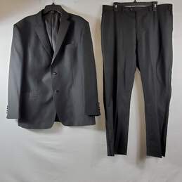 Portfolio Men 2PC Black Suit Sz 46