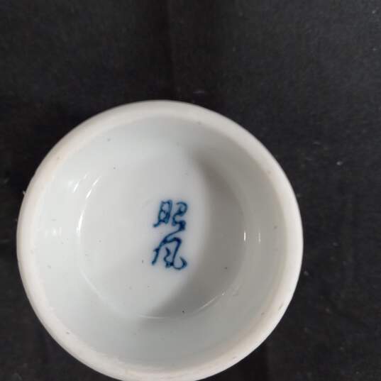 Set of 7 Vintage Sake Decanter & Cups image number 7