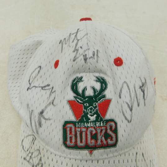 Milwaukee Bucks Autographed Hats image number 3