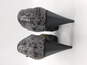 Michael Kors Gray/Black Leather Snakeskin Design High Heels Size 6.5 image number 3