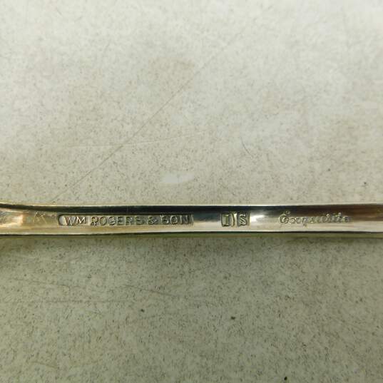 Wm Rogers and Son 1940 IS Exquisite Silver Plate Set of 8 Grille Forks image number 3