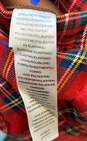 Heaven By Marc Jacobs Red Quilted Plaid Vest - Size X Large image number 6