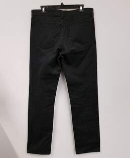 Unisex Adults Back Striped Straight Leg Flat Front Chino Pants Size 34X34