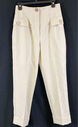 Zara Women's Ivory Dress Pants- M NWT