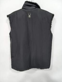Spyder Women's Black Reversible Logo Full Zip Vest alternative image