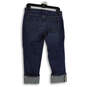 Womens Blue Denim Medium Wash 5-Pocket Design Straight Leg Jeans Size 27/4 image number 2