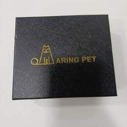 Aring Pet Blue Velvet Leash & Collar Set IOB alternative image