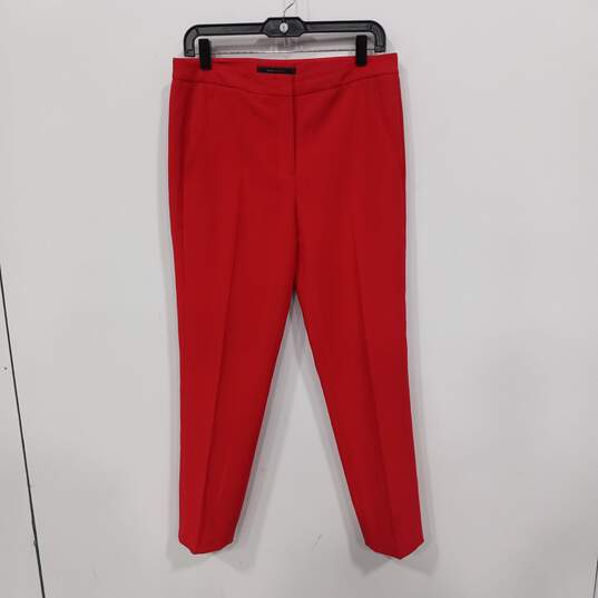 BCBGMaxazria Women's Red Pants Size 6 image number 1