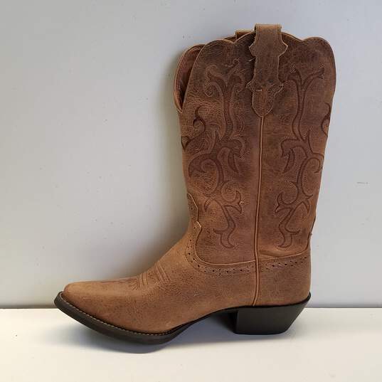 Justin Western Men's Boots Beige Size 9B image number 4