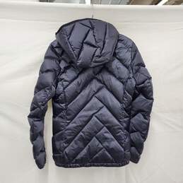 Tony Sailor WM's Nylon Polyester Quilted Puffer Blue Hooded Jacket Size 6 US alternative image