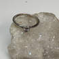Designer Pandora S925 ALE Sterling Silver Heart Shape CZ Stone Band Ring image number 1