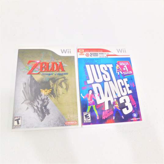 Nintendo Wii W/ Two Games Zelda Twilight Princes image number 7