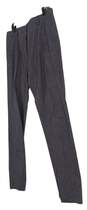 Mens Gray Flat Front Slash Pocket Straight Leg Dress Pants Size 35X32 image number 3