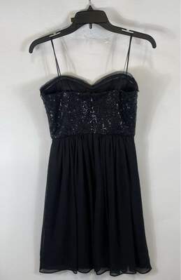 BCBG Paris Black Casual Dress - Size 4 alternative image