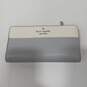 Kate Spade Women's White and Grey Leather Wallet image number 1