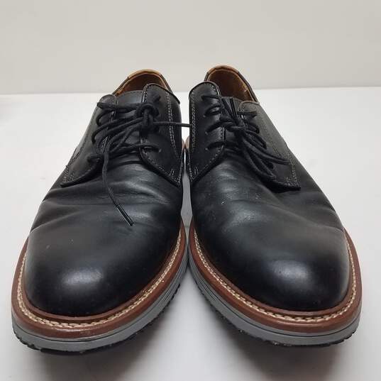 Johnston & Murphy Tru Foam Men's Black Leather Oxford Dress Shoes Size 12 image number 2