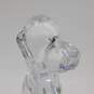 Signed Daum France Clear Crystal Hound Dog Figurine Paperweight 3.5" image number 3