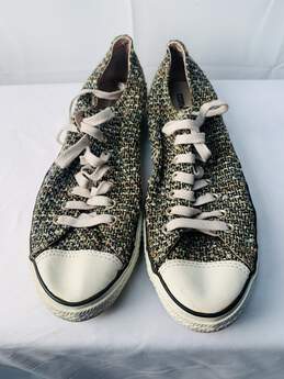 Men's Vintage Converse All Star Weaved Fabric Pattern Size 11.5