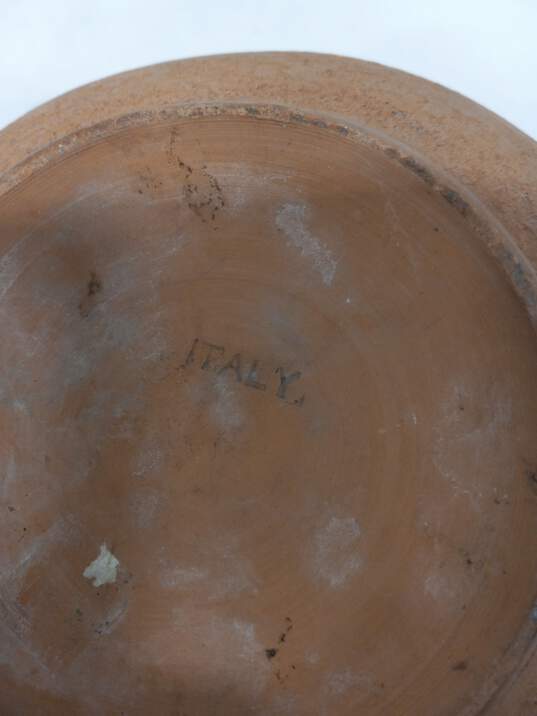Italian Made Clay Pot w/Metal Handle image number 5