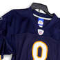 Mens Blue Orange Rex Grossman 8 NFL Chicago Bears Team Jersey Size Small image number 3