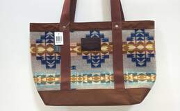 Pendleton Multi Wool Zip Tote Bag