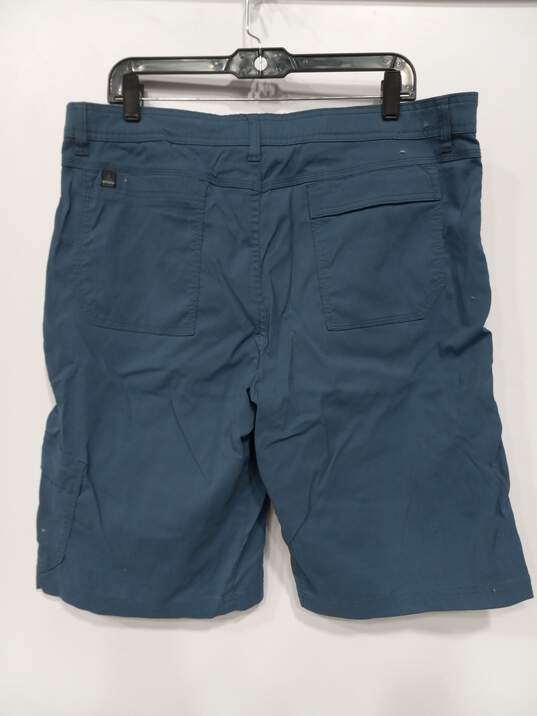 Prana Men's Blue Cargo Shorts Size XL image number 2