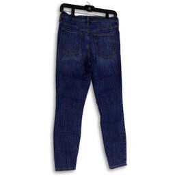 Womens Blue Medium Wash Super Stretch Denim Skinny  Leg Jeans Size 27/4 alternative image