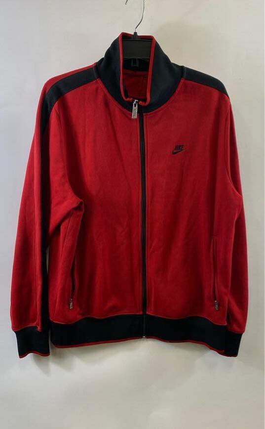 Nike Red Jacket - Size Large image number 1
