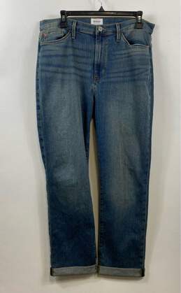 Hudson Blair Penny Cropped Blue Jeans - Size 32 alternative image