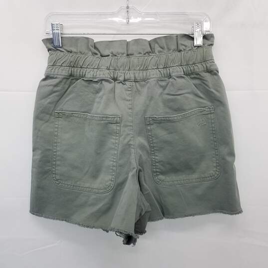 DL 1961 Yara High Waisted Thyme Green Shorts Size S image number 2