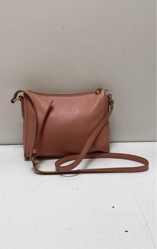 Marc By Marc Jacobs Bianca Peach Leather Crossbody Bag image number 2