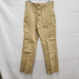 Patagonia MN's Beige 100% Cotton Cargo Work Pants Size 34 x 34