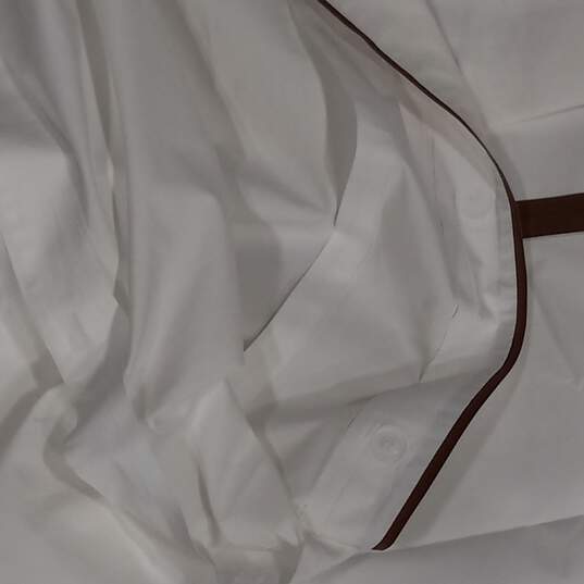 87"x102" White and Brown Bed Set image number 5