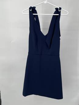 BCBGeneration Womens Blue Knot Sleeveless A-Line Dress Size 2 T-0528935-M