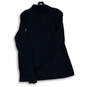 Mens Black Mock Neck Heat Gear Quarter-Zip Long Sleeve Activewear Top Size L image number 2