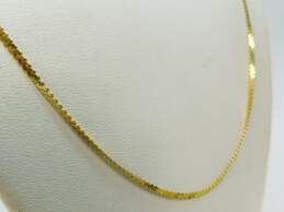 14K Gold Serpentine Chain Necklace 3.4g alternative image