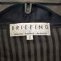 Briefing Women's Blue Button Up Blouse SZ 2 image number 4