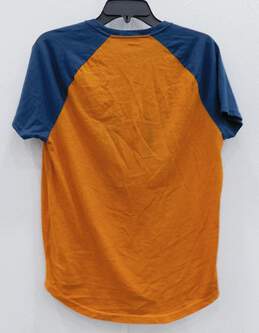 Hollister Orange and Blue T-Shirt Size S alternative image