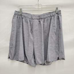 Lululemon Unisex Heather Gray Lightweight Insulted Surge Shorts Size XL