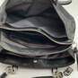 Womens Black Signature Charm 3 Compartment Large Satchel Bag Purse image number 4