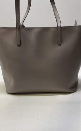 Kate Spade Women's Light Gray Leather Tote Bag alternative image