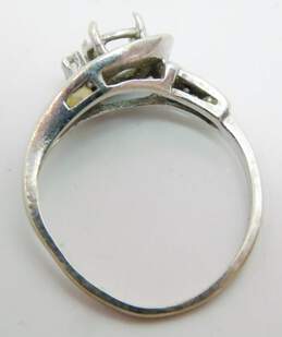 VNTG 14K White Gold Diamond Accent Ring Setting for Repair 2.0g alternative image