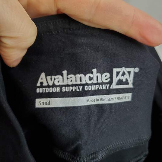 Avalanche Black High Waisted Pant WM Size S NWT image number 3