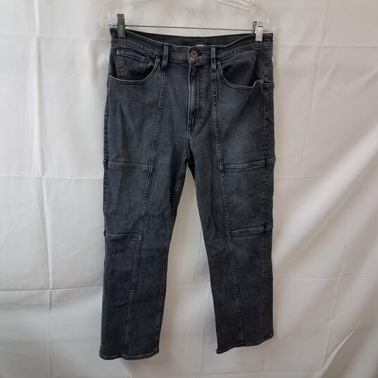 Marlin Junction High-Rise Kick Flare Cropped Jeans Size 31 image number 2