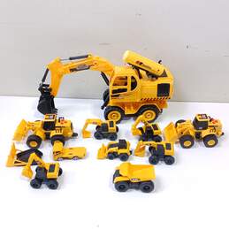 Mixed Lot of Construction Toy Trucks alternative image