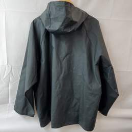 Carhartt Heavy Duty PVC Waterproof Workwear Hooded Black Rain Jacket Men's LG alternative image