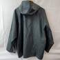 Carhartt Heavy Duty PVC Waterproof Workwear Hooded Black Rain Jacket Men's LG image number 2
